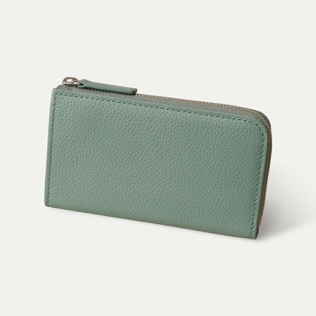 マルチウォレット_ミントグレー