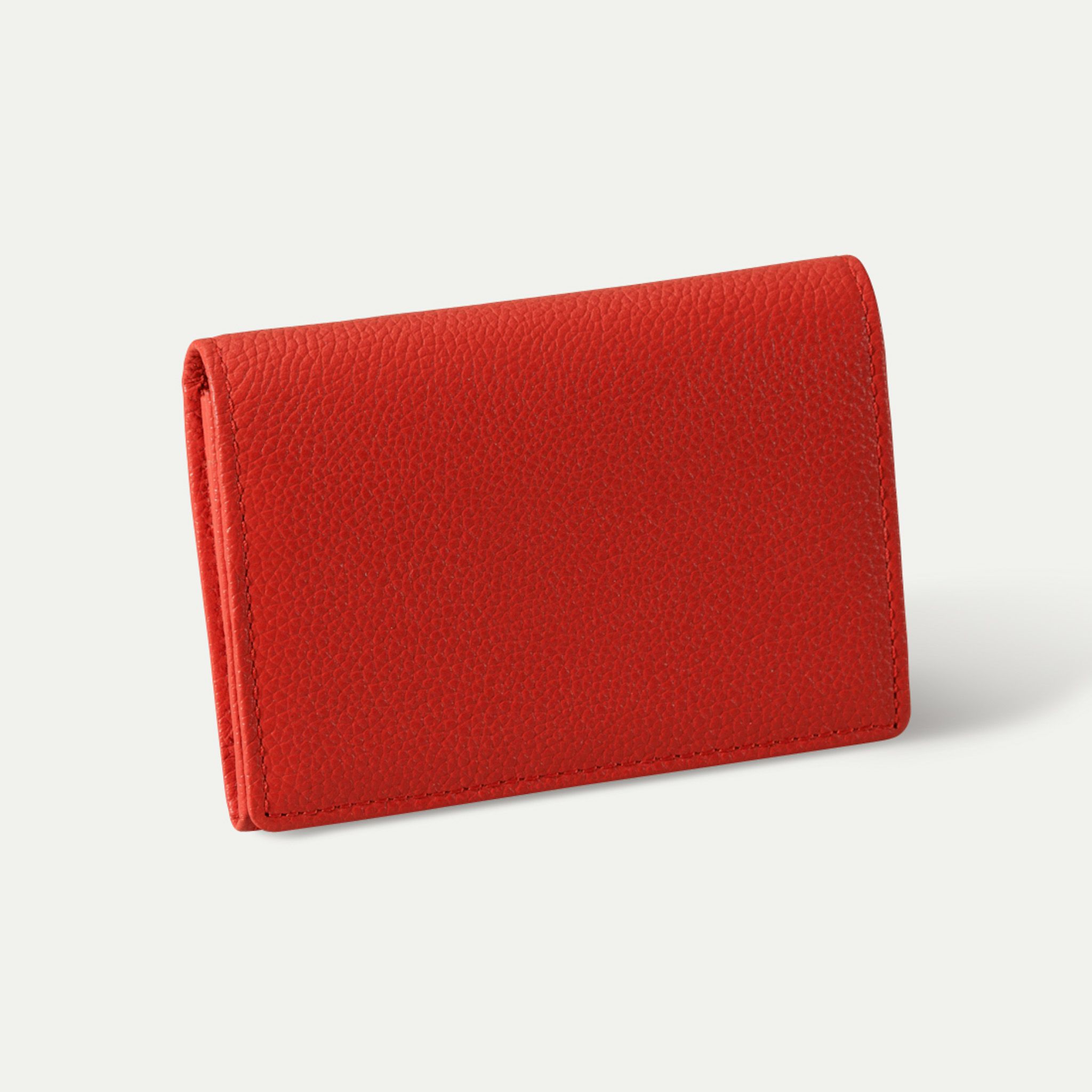 名刺入れ_アンバーレッド