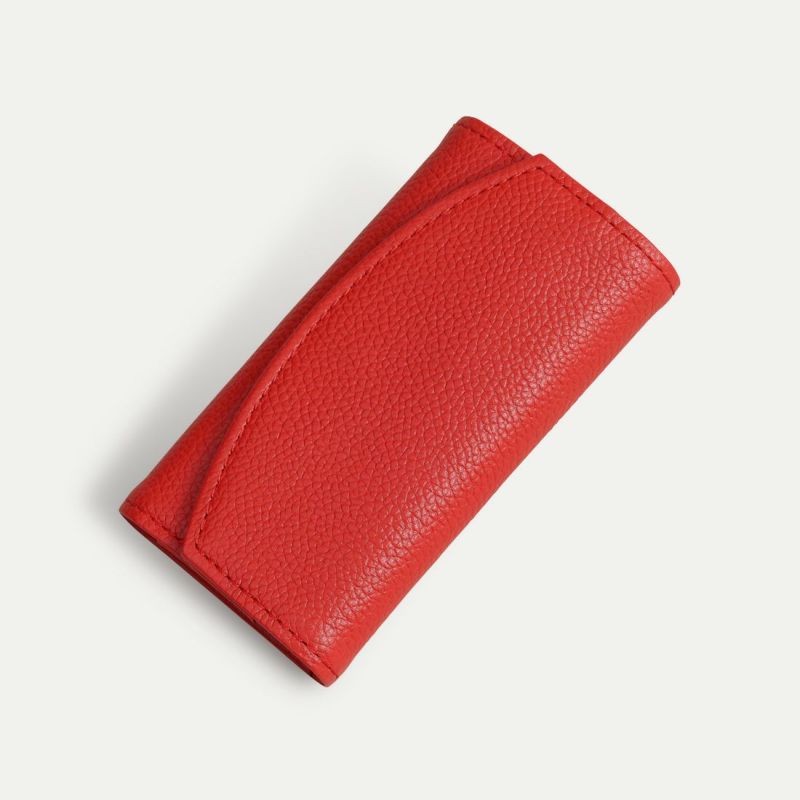 キーケース_アンバーレッド