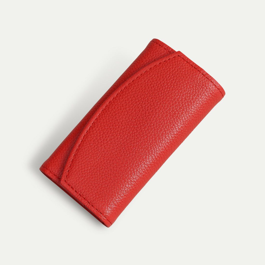 キーケース_アンバーレッド