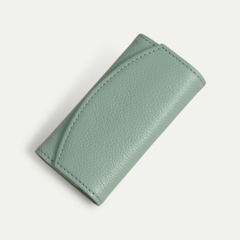 キーケース_ミントグレー