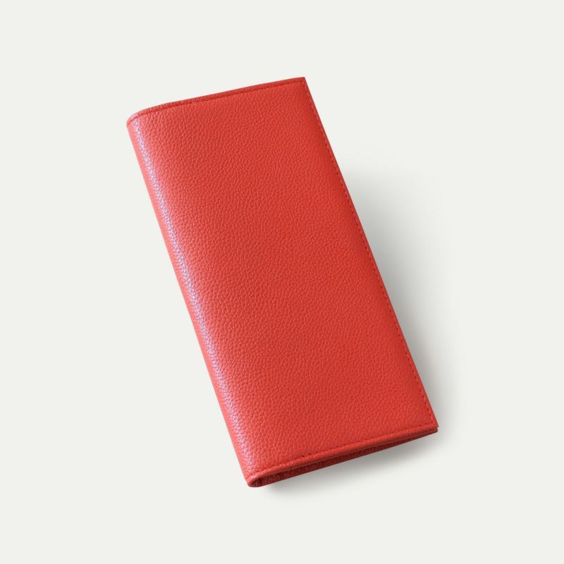 長財布(小銭入れあり)_アンバーレッド
