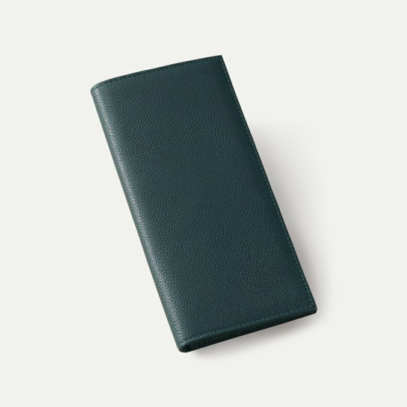 長財布(小銭入れなし)_ティールブルー
