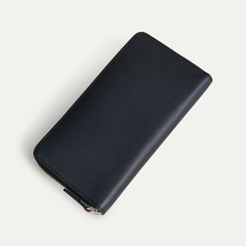 長財布（ラウンド）_ホールブラック