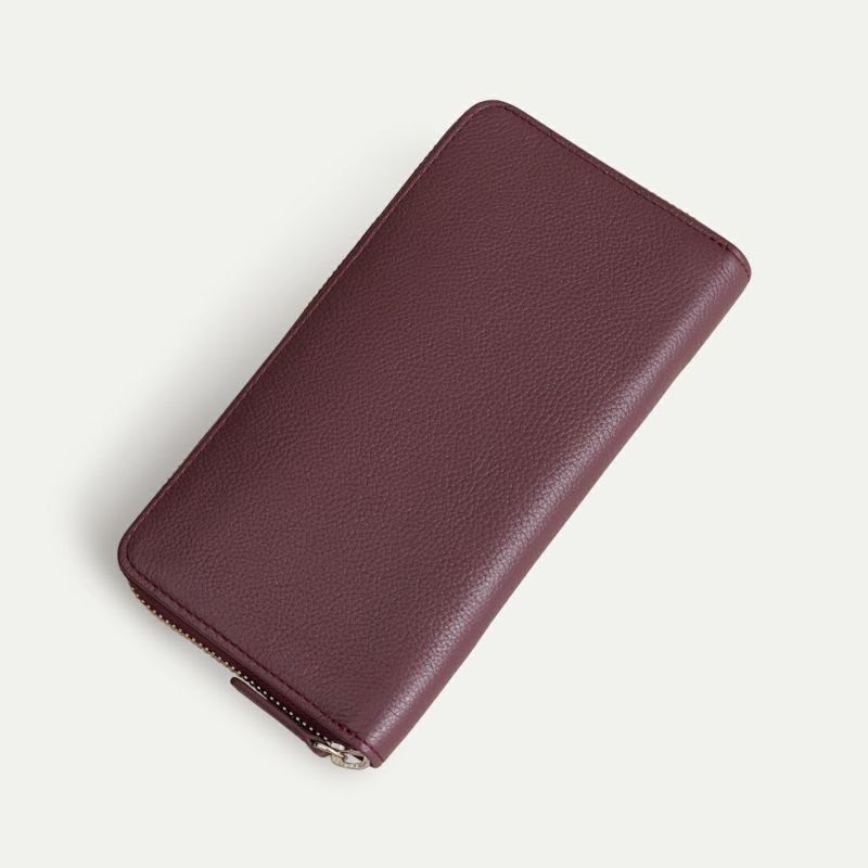 長財布（ラウンド）_バーガンディー