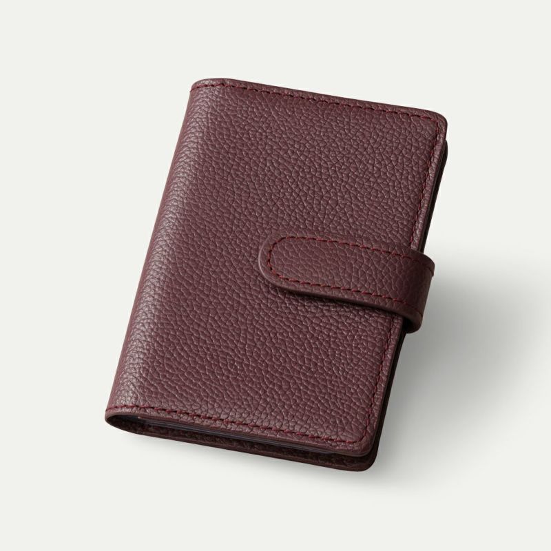 カードケース_バーガンディー