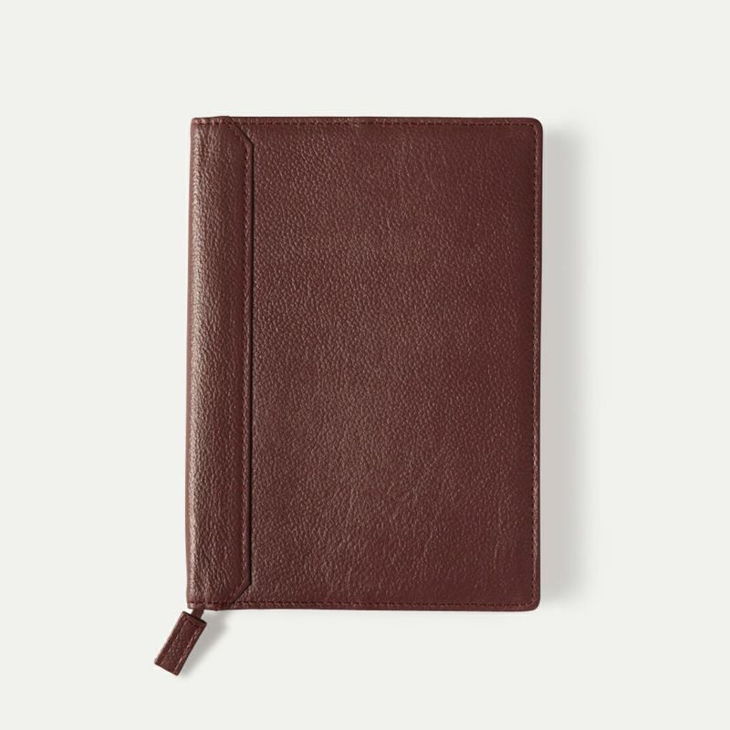 ノート（a4）_バーガンディー