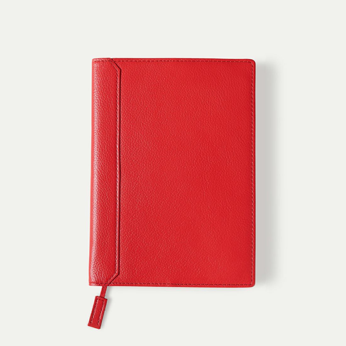 ノート（a4）_アンバーレッド