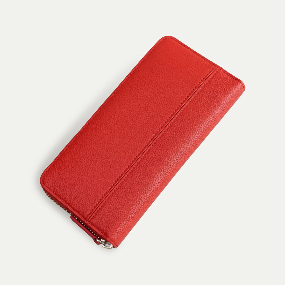 長財布（蛇腹）_アンバーレッド