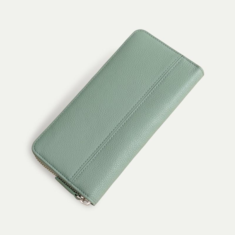 長財布（蛇腹）_ミントグレー