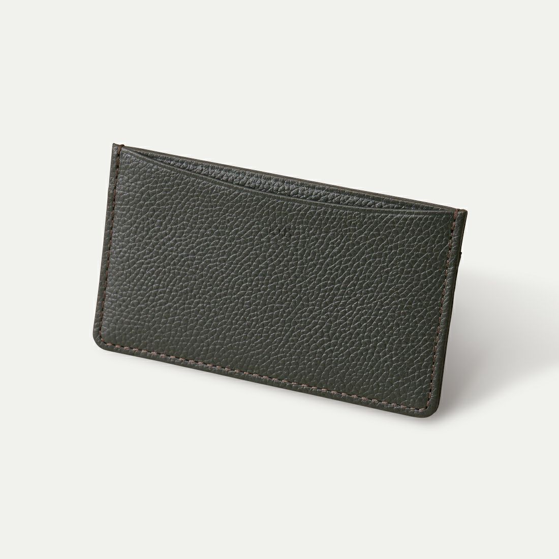 スリム名刺入れ_ブラックオリーブ