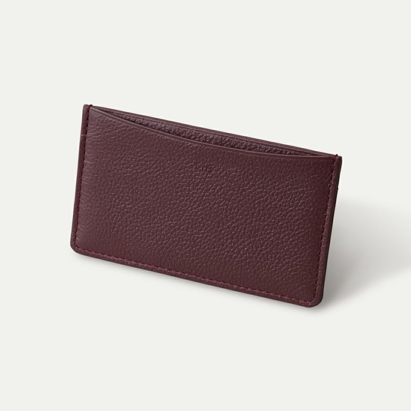 スリム名刺入れ_バーガンディー