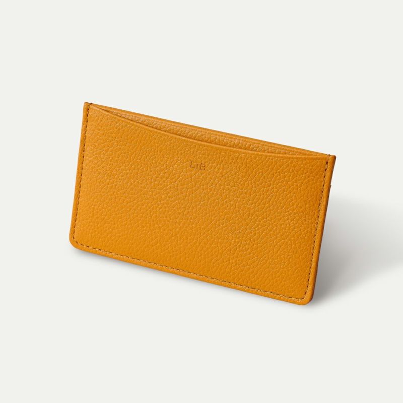 スリム名刺入れ_メープルイエロー