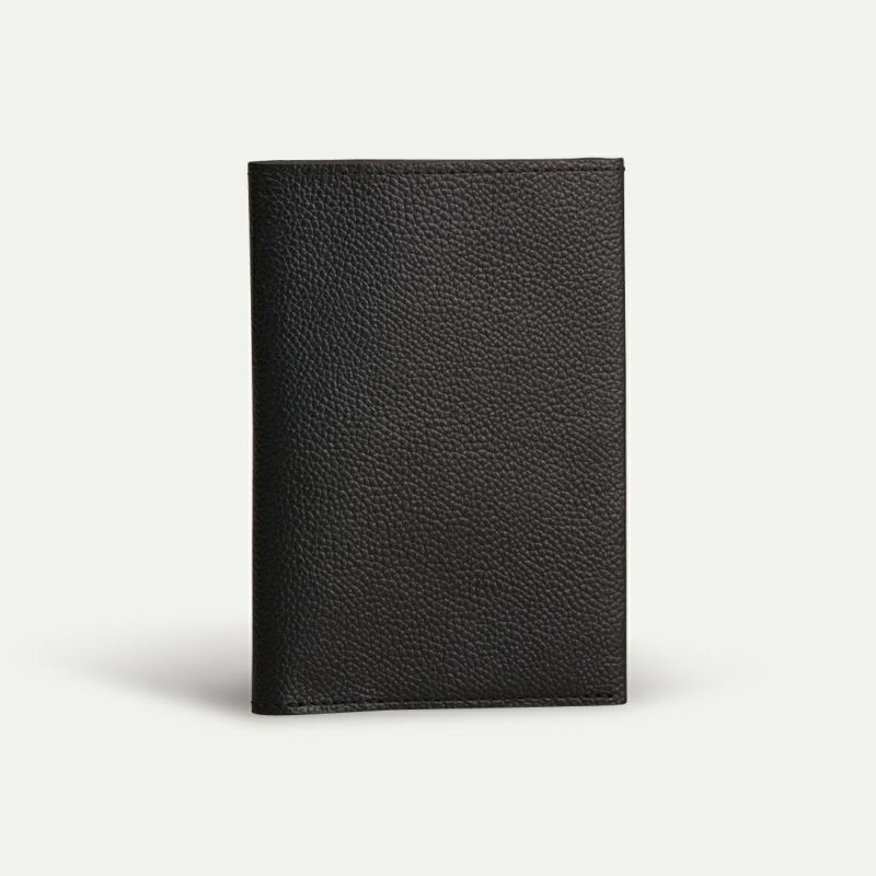 パスポートケース_ホールブラック