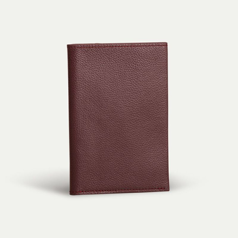 パスポートケース_バーガンディー