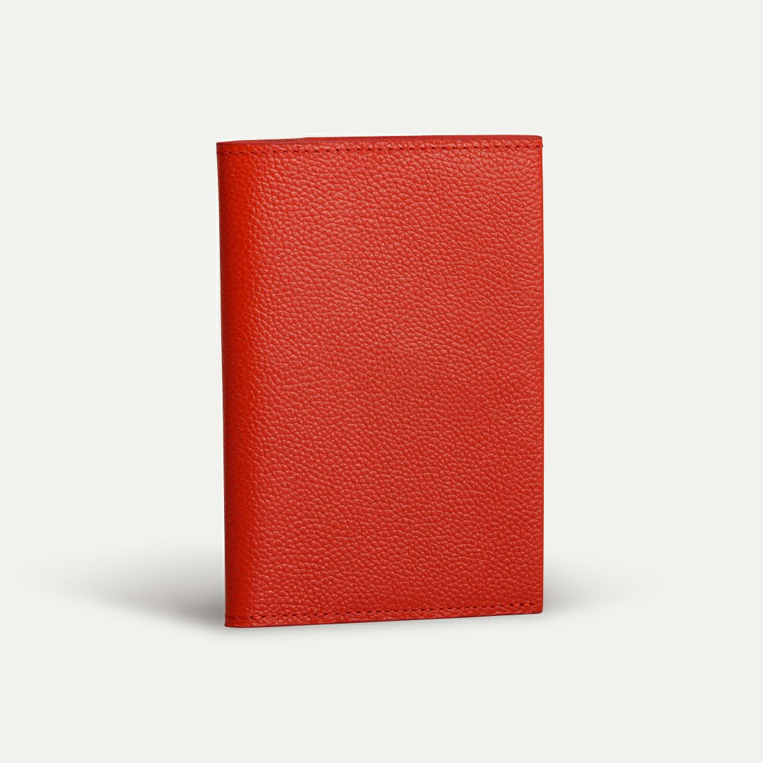 パスポートケース_アンバーレッド