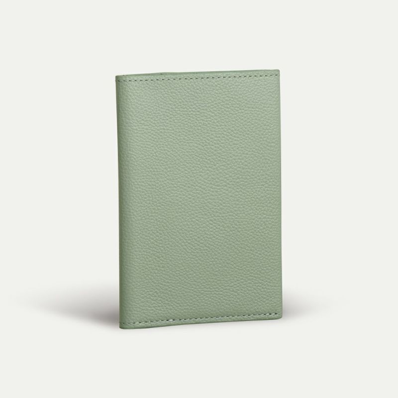 パスポートケース_ミントグレー