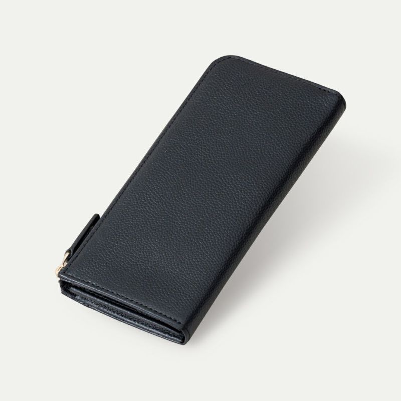L字長財布_ホールブラック