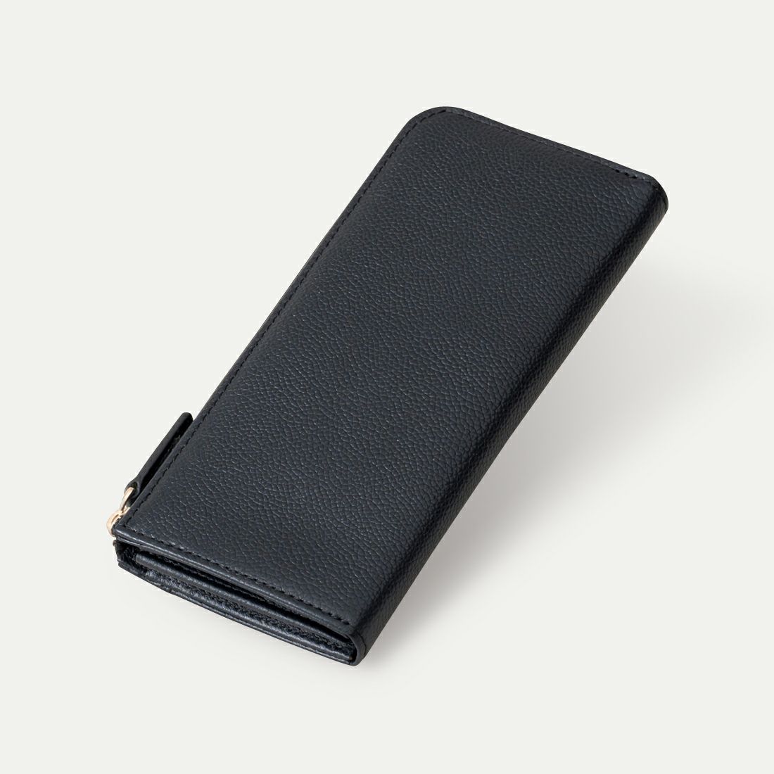 L字長財布_ホールブラック