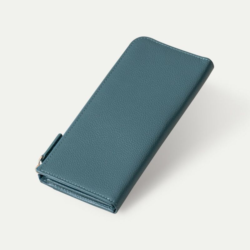 L字長財布_ティールブルー