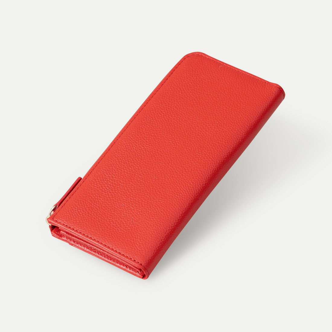 L字長財布_アンバーレッド