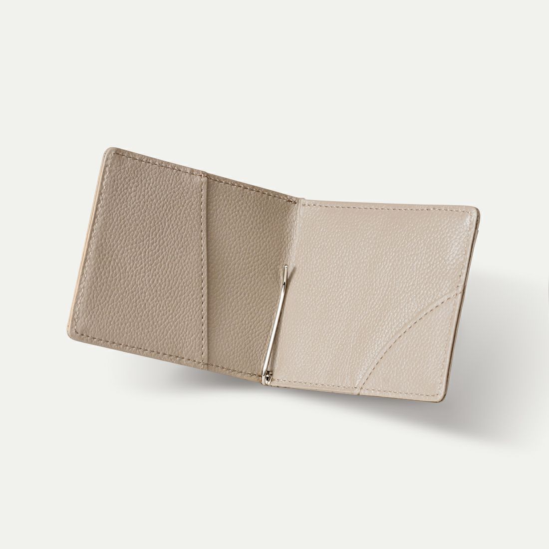 マネークリップ_サンドベージュ