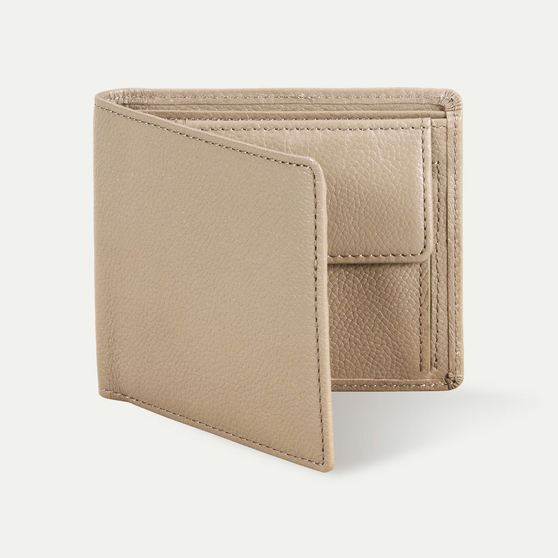 二つ折り財布(小銭入れあり)_サンドベージュ