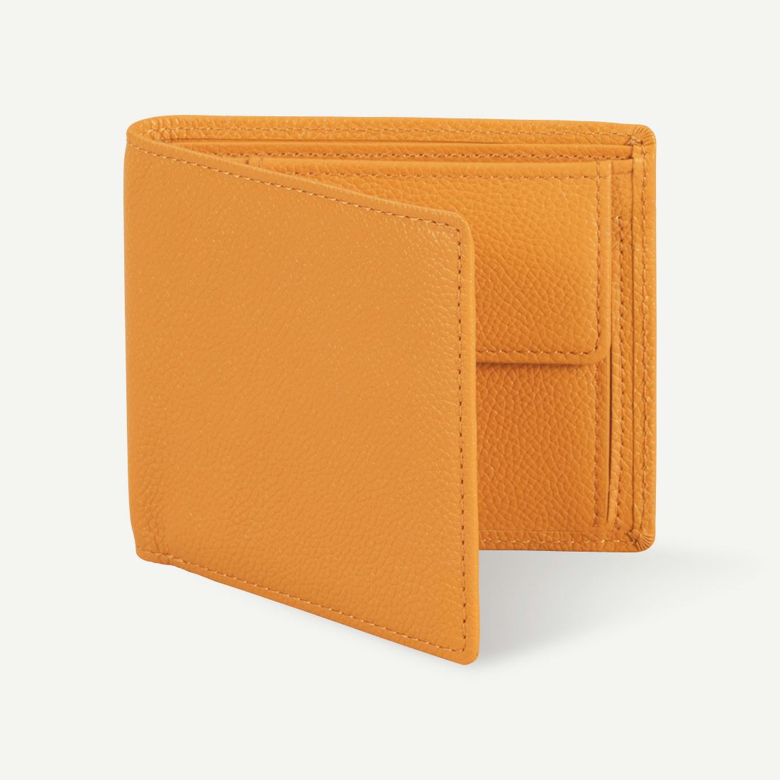 二つ折り財布(小銭入れあり)_メープルイエロー