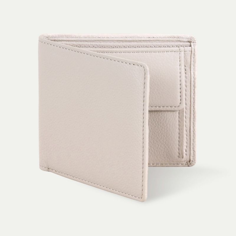 二つ折り財布(小銭入れあり)_カララホワイト