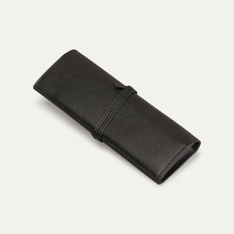 ロールペンケース_ホールブラック