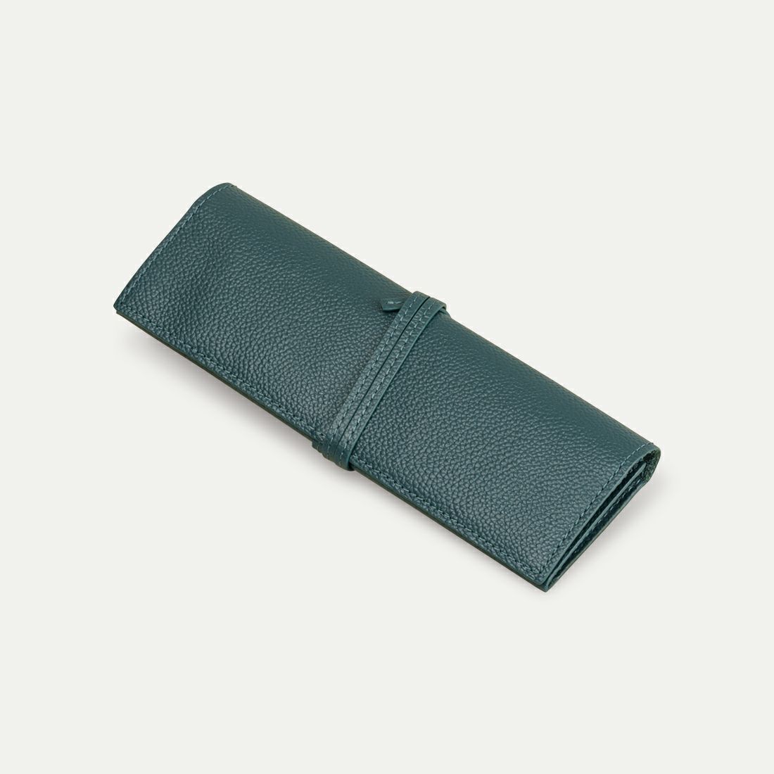 ロールペンケース_ティールブルー