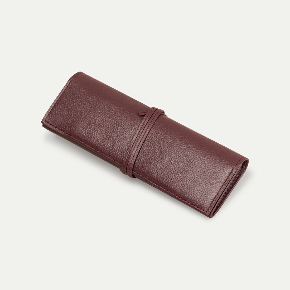 ロールペンケース_バーガンディー