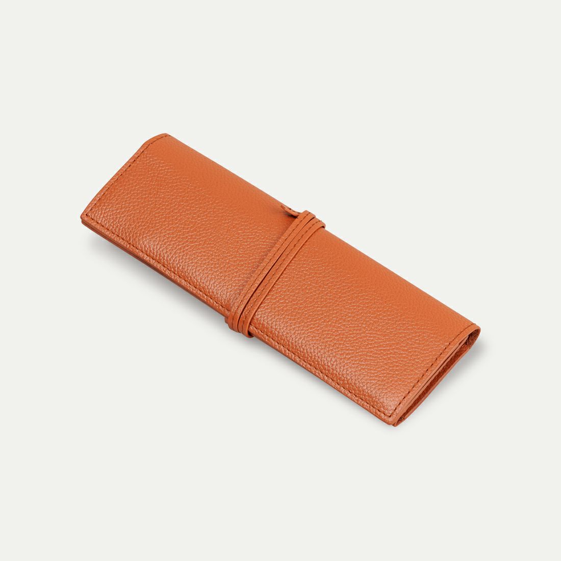 ロールペンケース_シエナキャメル