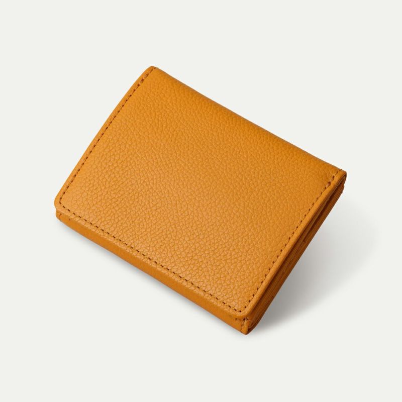 三つ折り財布_メープルイエロー
