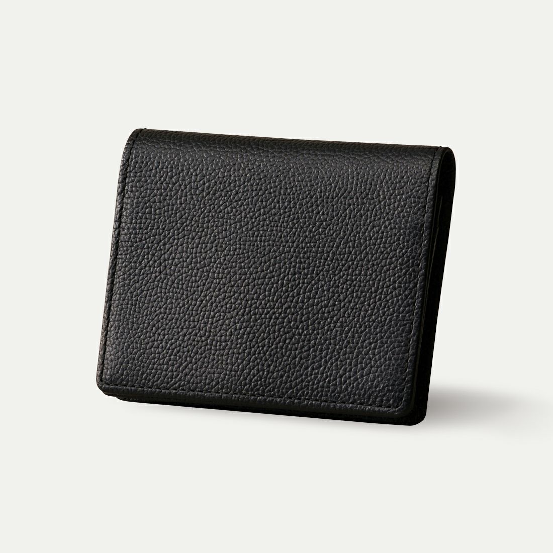 通しマチ名刺入れ_ホールブラック