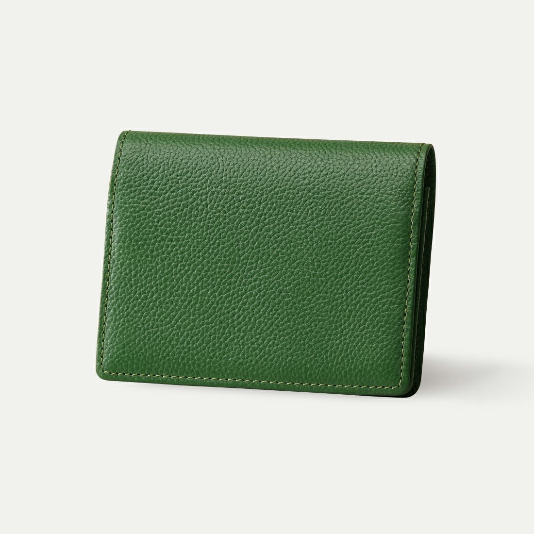 通しマチ名刺入れ_アイビーグリーン