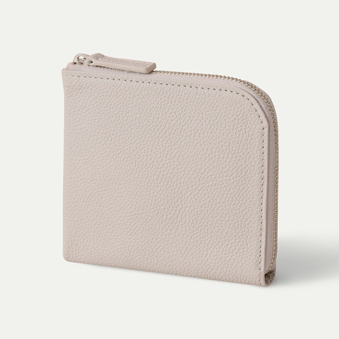 Ｌ字ファスナー財布_カララホワイト