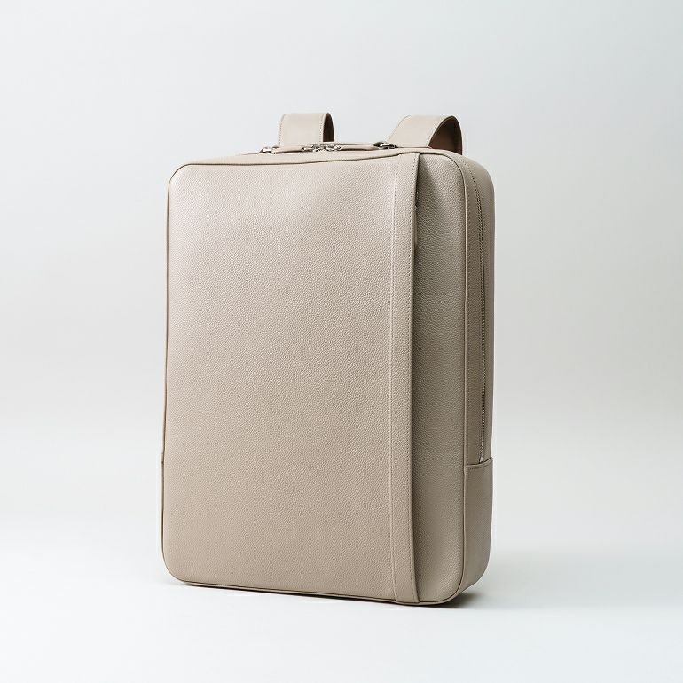 ビジネスバックパック_サンドベージュ