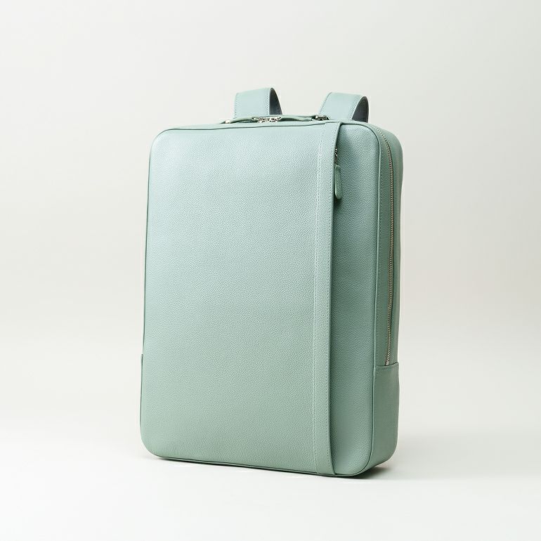 ビジネスバックパック_ミントグレー