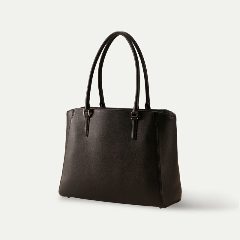 ビジネストートバッグ(トラピゾイド)_ホールブラック