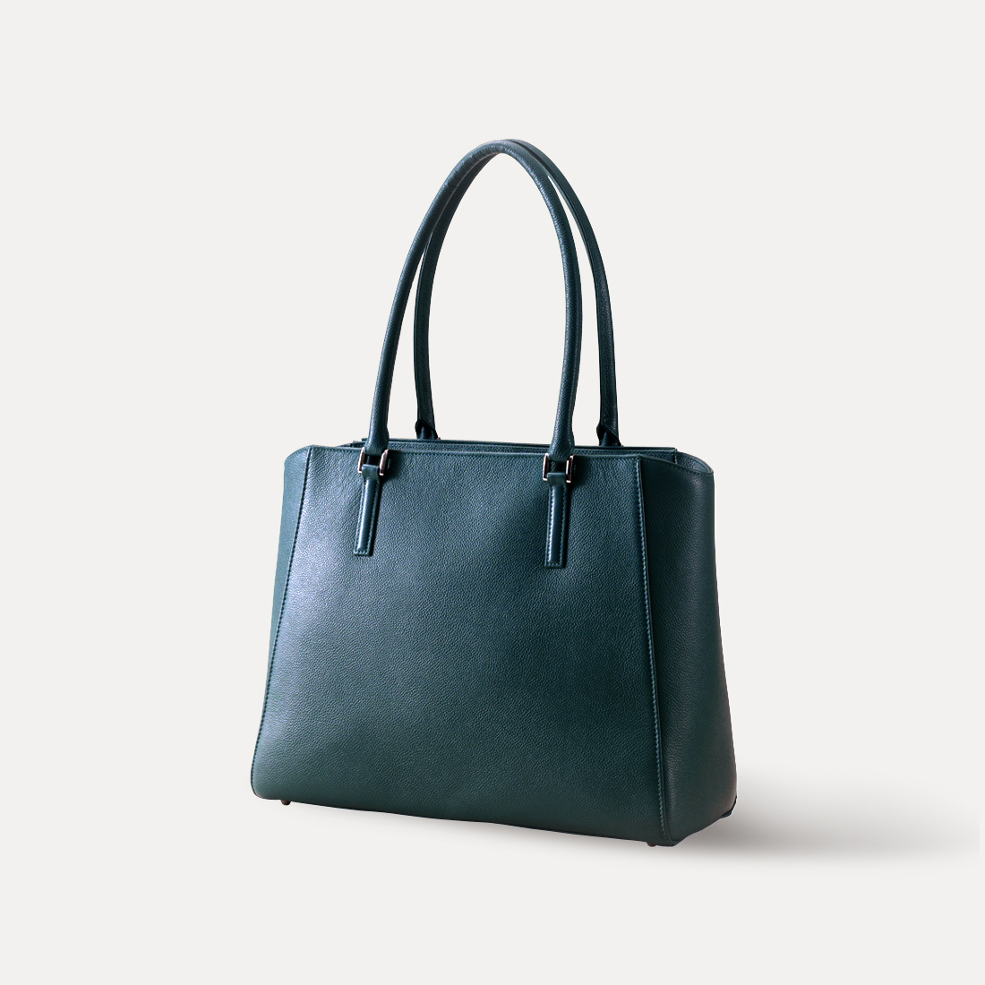 ビジネストートバッグ(トラピゾイド)_ティールブルー