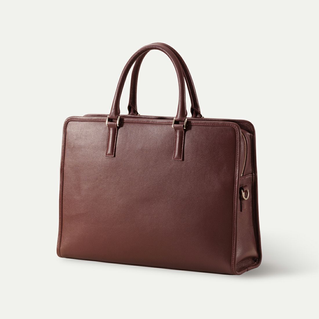 本革ビジネスバッグ(スタンダード)_バーガンディー