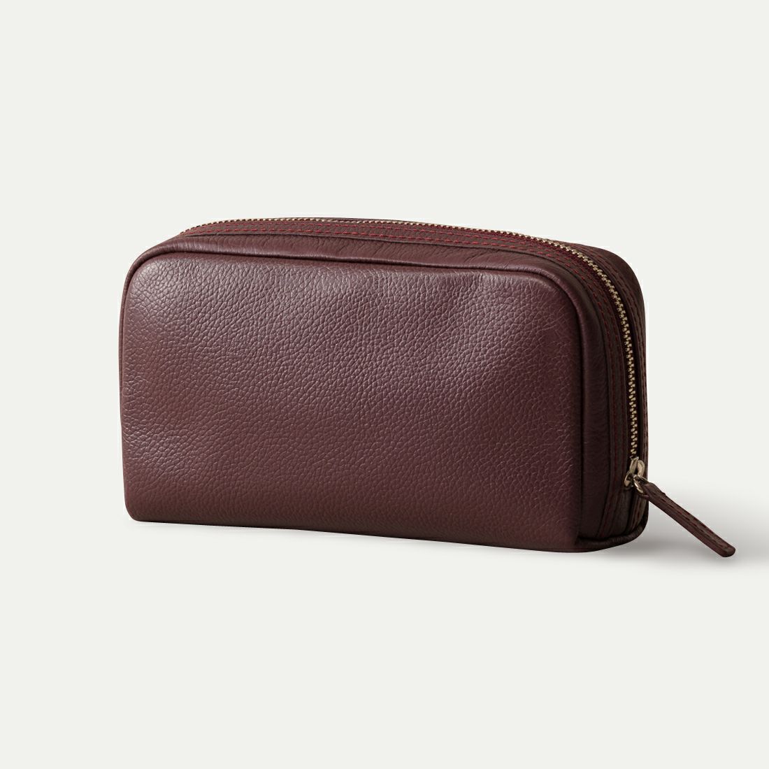 ボックスポーチ_バーガンディー