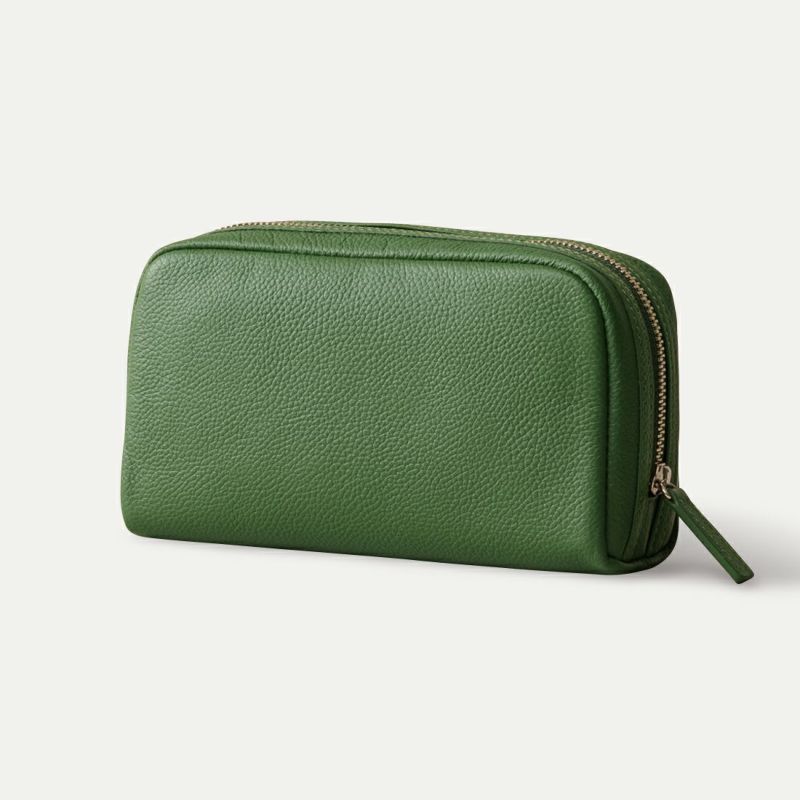 ボックスポーチ_アイビーグリーン