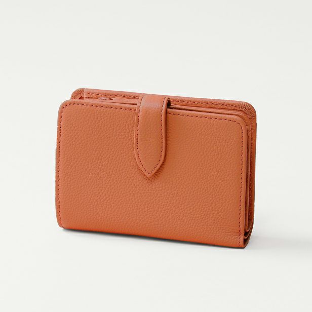 ミディアム二つ折り財布_シエナキャメル