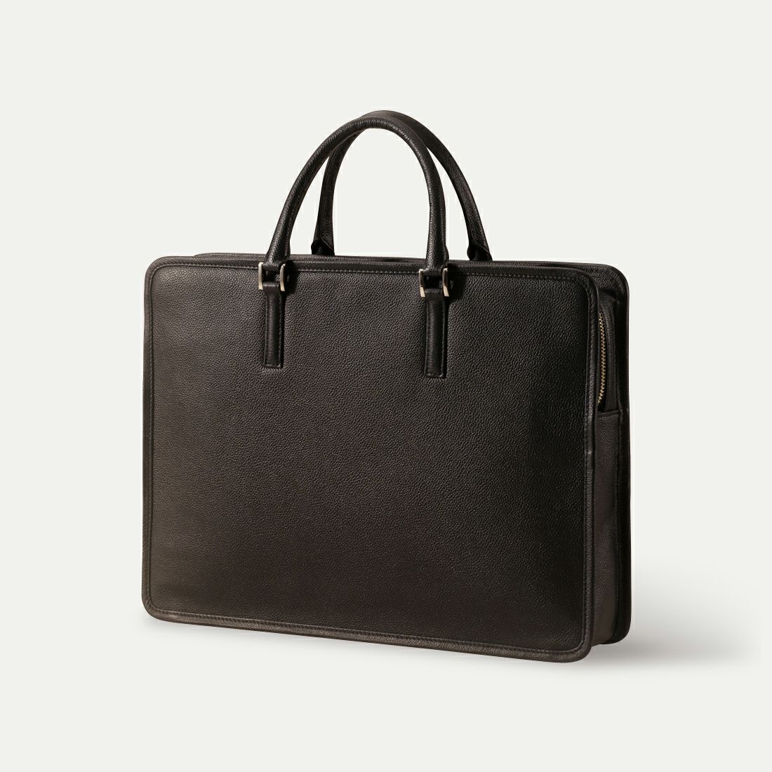 スリムビジネスバッグ(スクエア)_ホールブラック