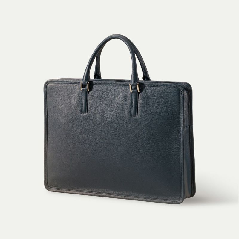 スリムビジネスバッグ(スクエア)_プルシアンネイビー