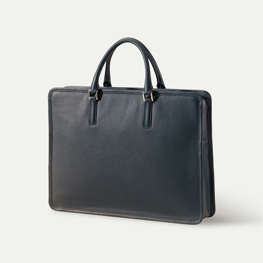 スリムビジネスバッグ(スクエア)_プルシアンネイビー