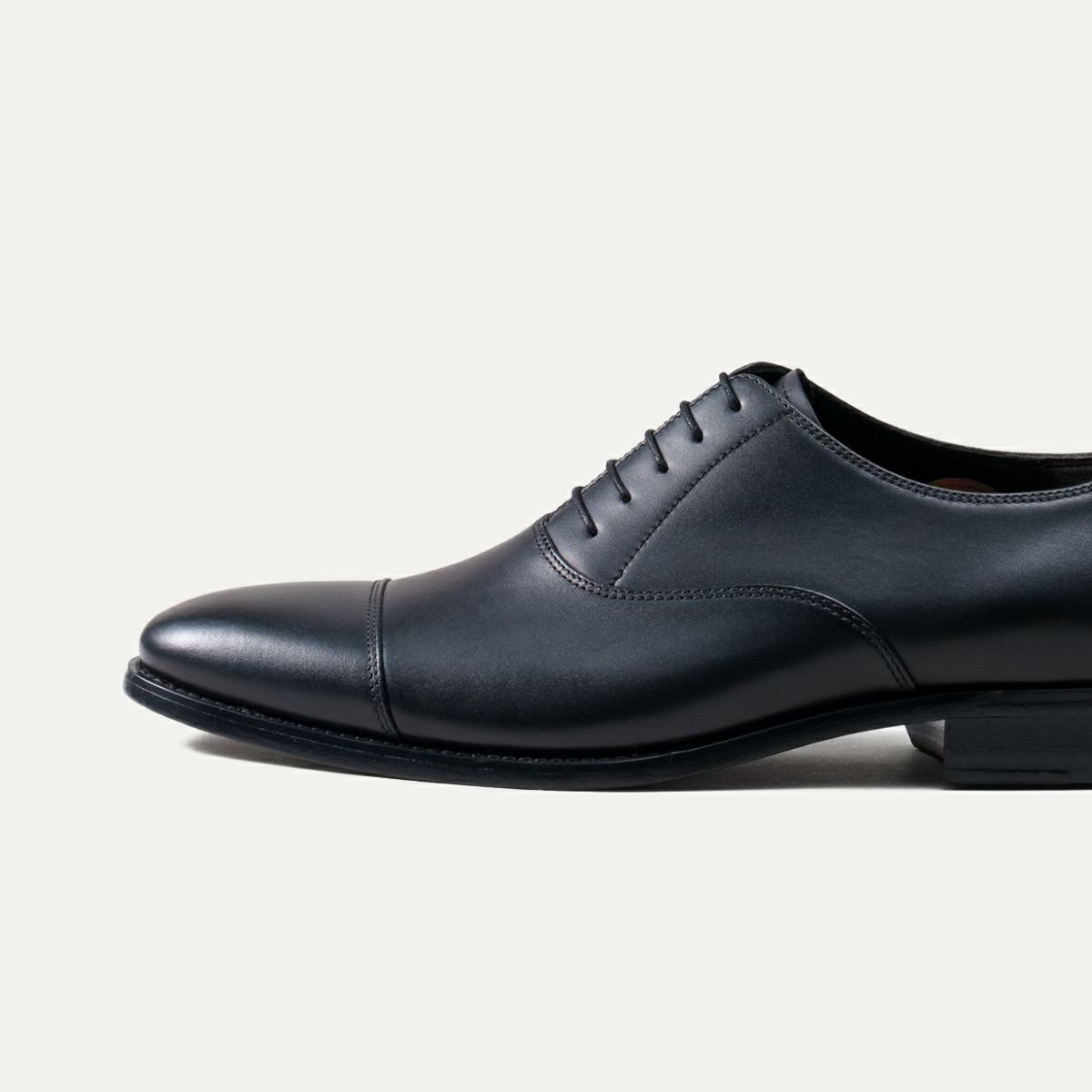 ビジネスシューズ(プレーントゥ・外羽根式・レザーソール)：ダークオーク