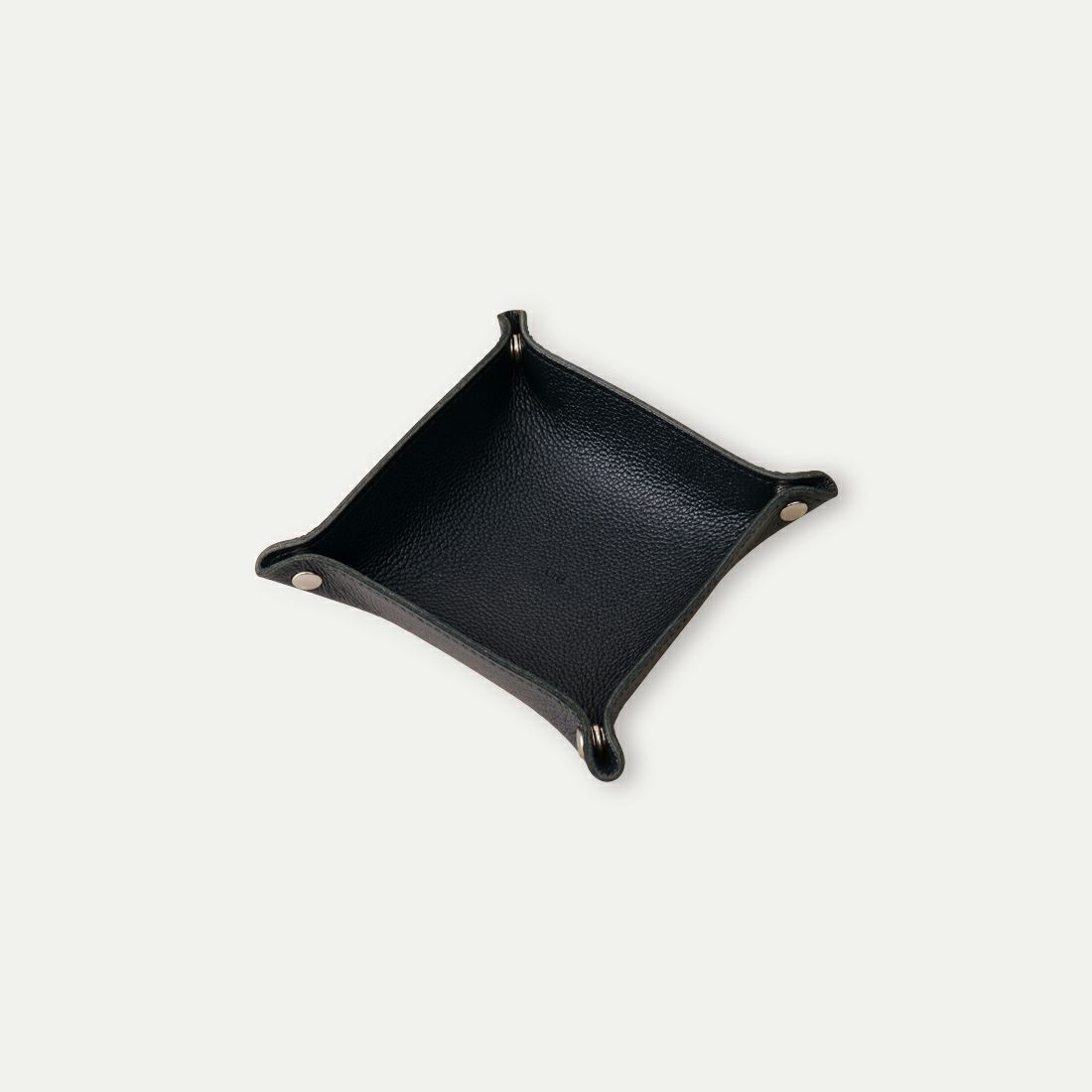 レザートレーS_ホールブラック